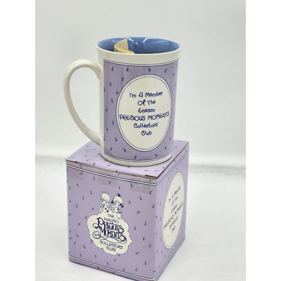 Precious Moments Mug Cup Collectors Club Vintage W/Box Tags - Picture 5 of 6